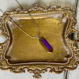 Aura Quartz necklace